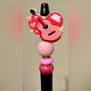 Handcrafted Guitar Valentine’s Day Love Songs Writing Pen Heart Unique Gift